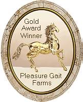 Pleasure Gait Farms Award
